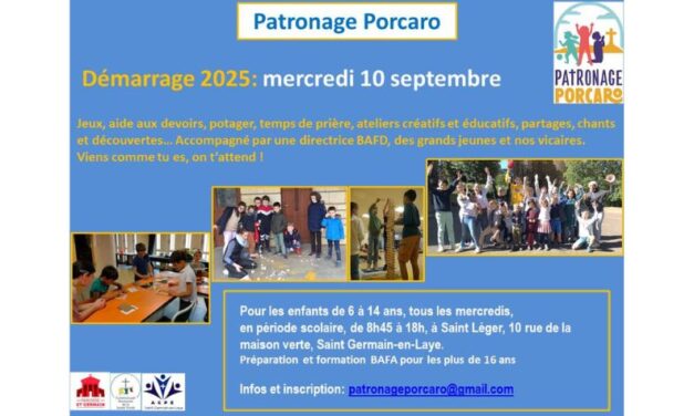 Inscription au patronage 2025