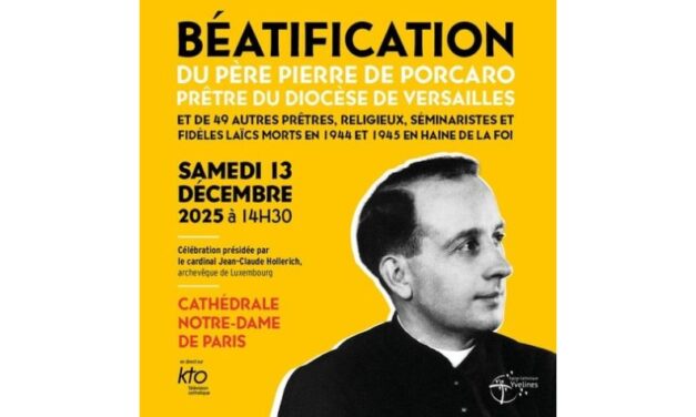 Retour sur la béatification du Père Pierre de PORCARO